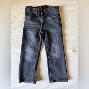 Levi's Boys' Black-Gray Skinny Jeans